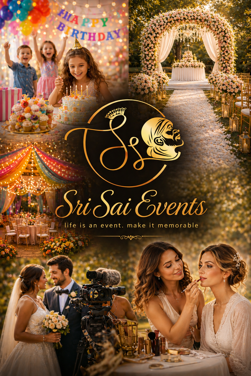 Elegant Indian wedding event setup